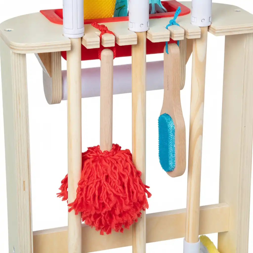 Fabrication précise des outils de nettoyage En bois pour les enfants d'âge préscolaire