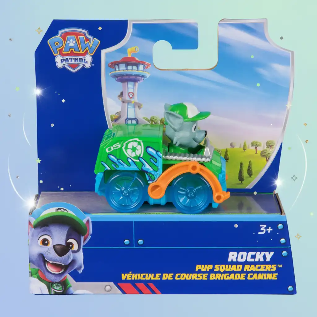 Vivez un plaisir infini avec le petit Rocky en déplacement.