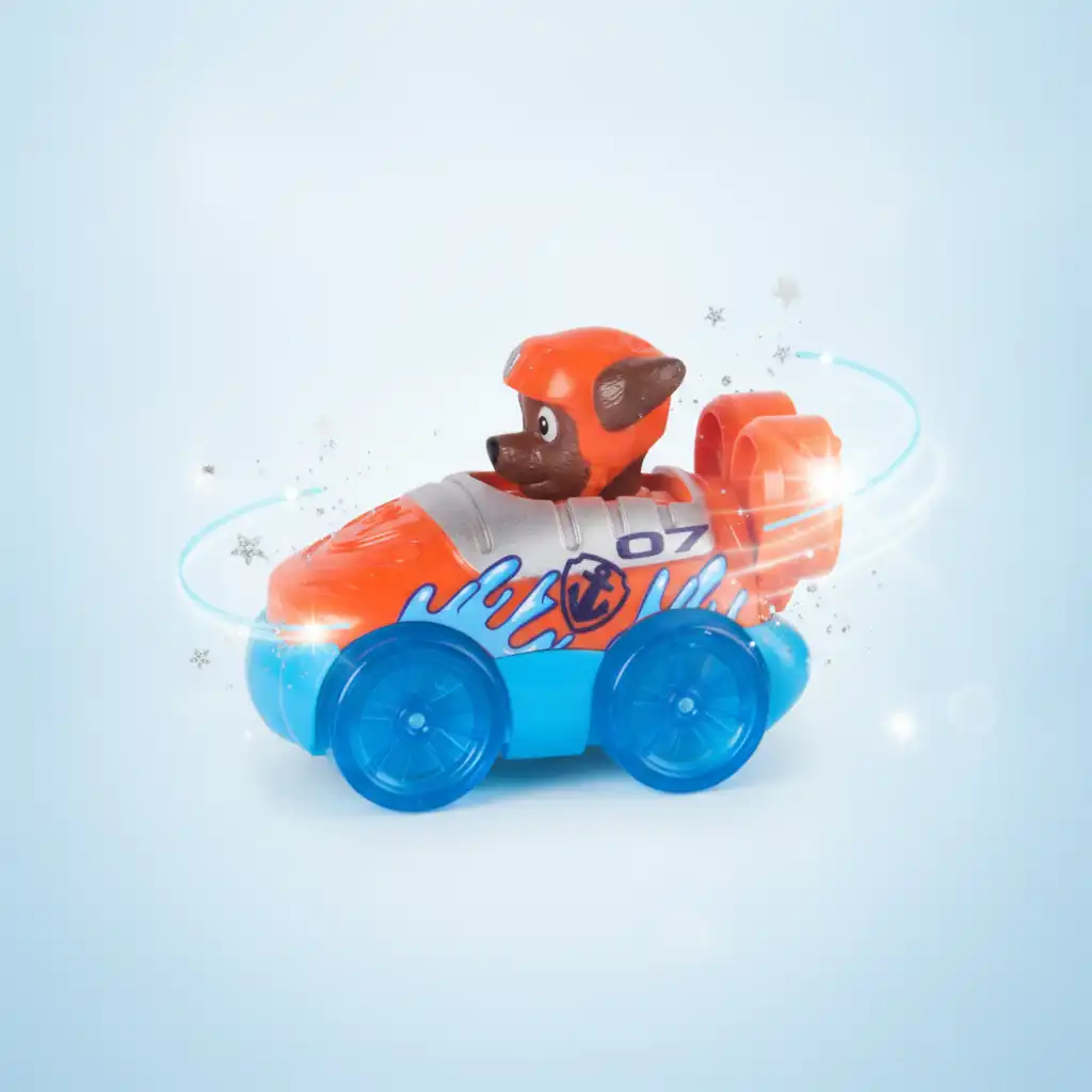 Soutien de la motricité fine Motor par le jeu actif avec la petite voiture.