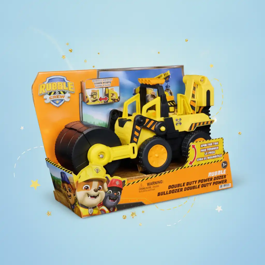 Vivez une action de construction passionnante avec Ruben et sa machine.