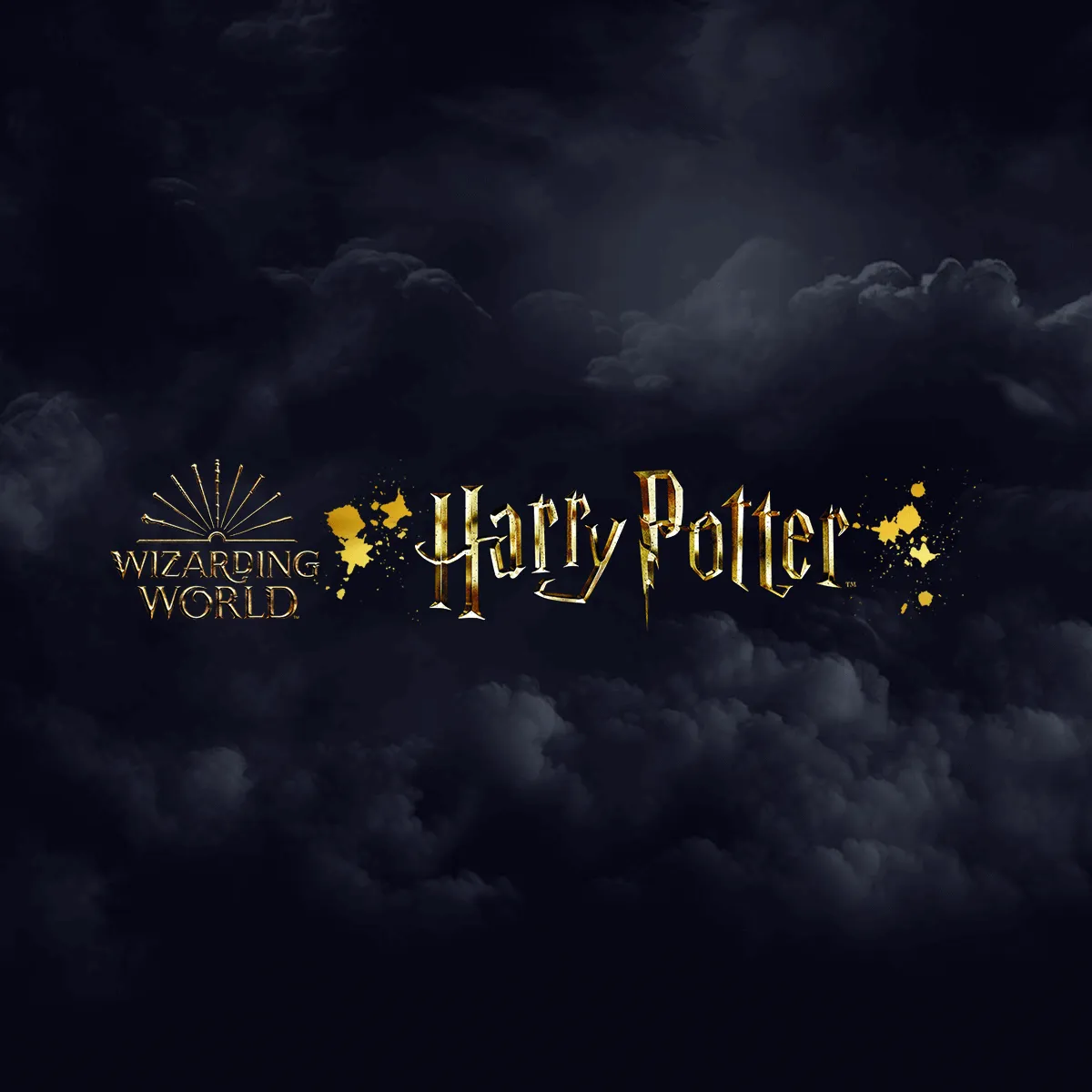 Logo officiel Harry Potter baguette magique pour le 25e anniversaire