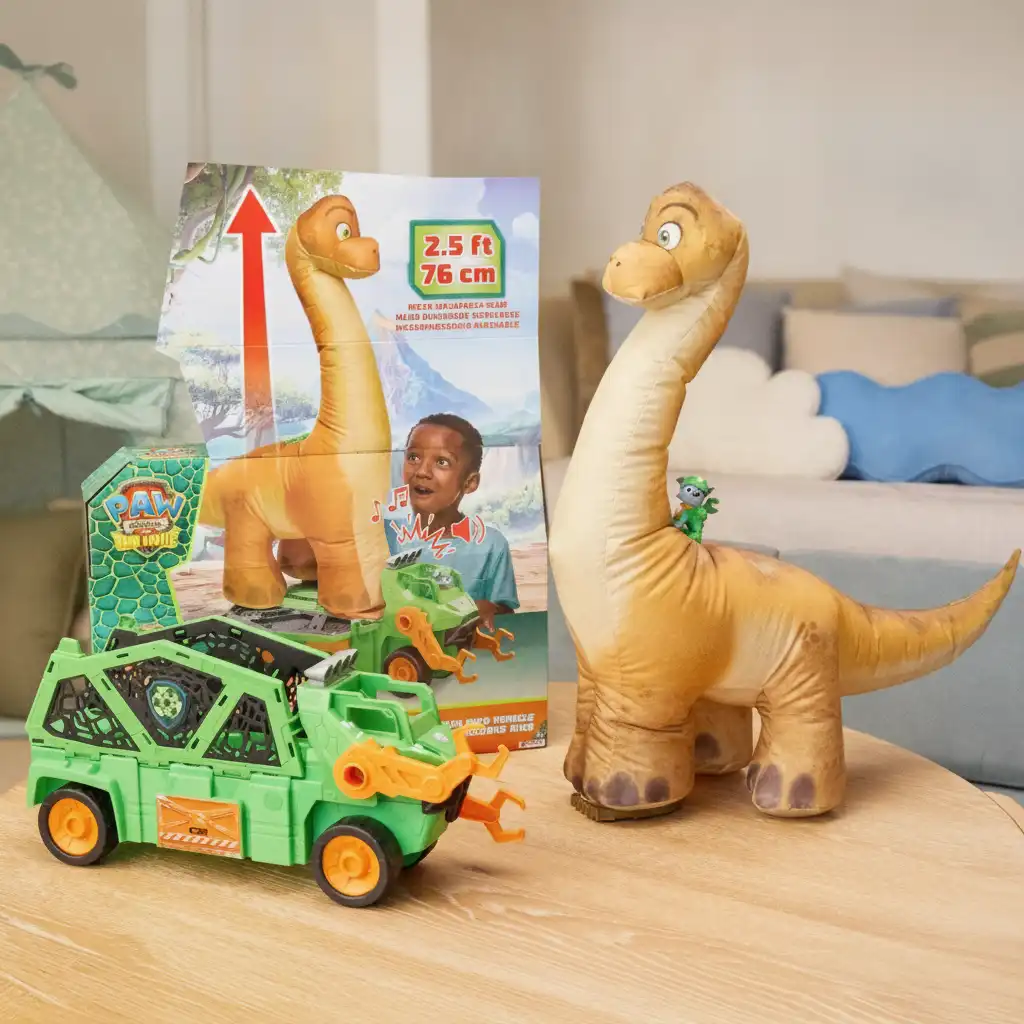 Découvrez les possibilités de jeu infinies avec le dinosaure gonflable Interactif.