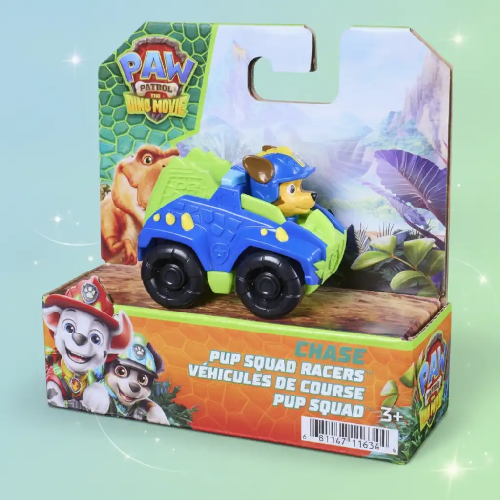 Partez en mission dinosaure avec le héros Chase.