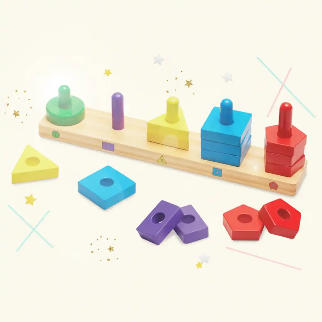 Conception En bois durable pour des années de jeu.