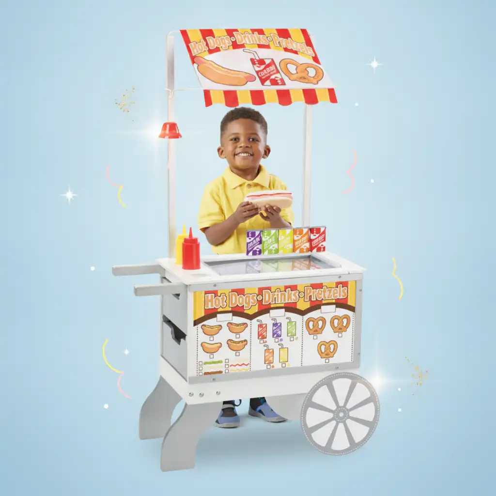 Profitez d'un excellent divertissement avec un stand de vente réversible.