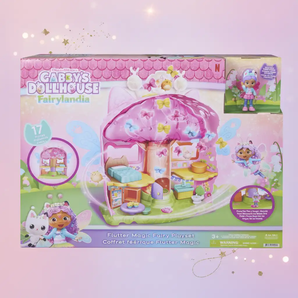 Faites tourner Fées et découvrez la magie de Fairylandia avec Gabby.