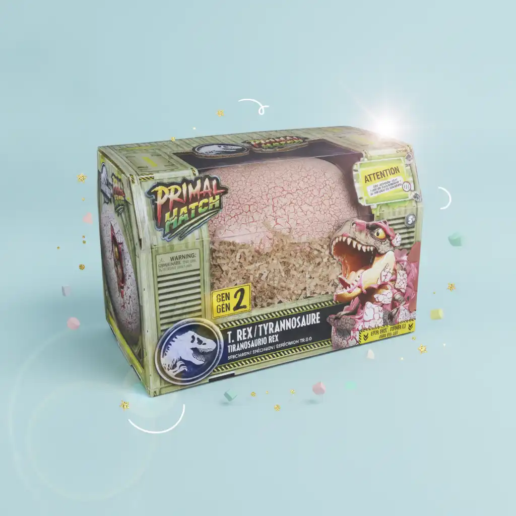 Vivez le moment magique de l'éclosion de votre propre animal de compagnie dinosaure!