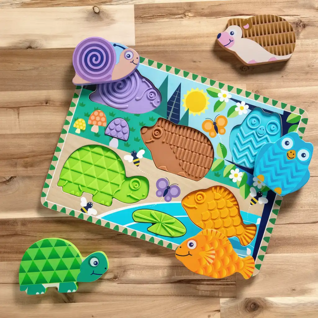 Finition détaillée des pièces En bois avec des textures uniques.