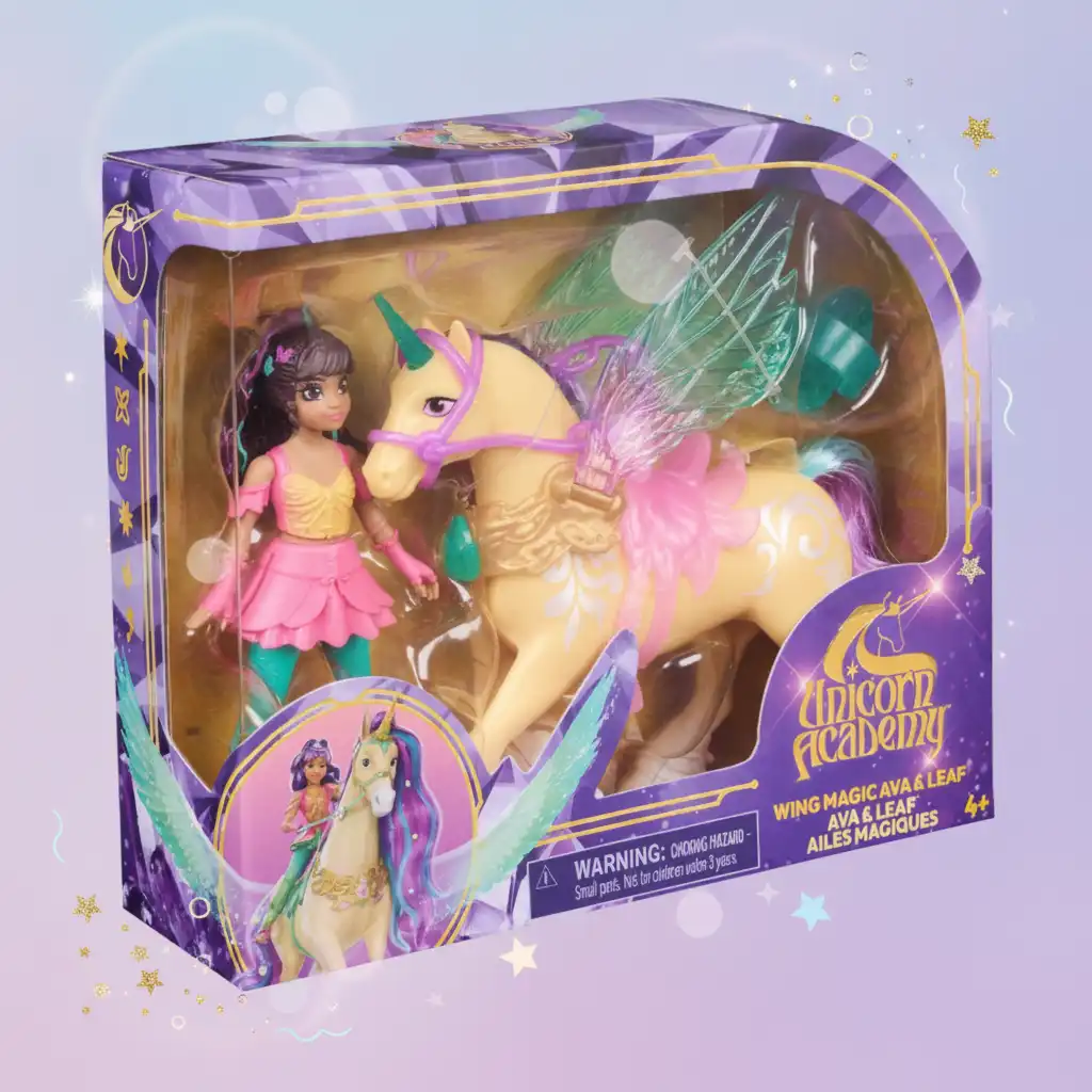 Finition détaillée de la poupée et de la licorne pour un plaisir infini.
