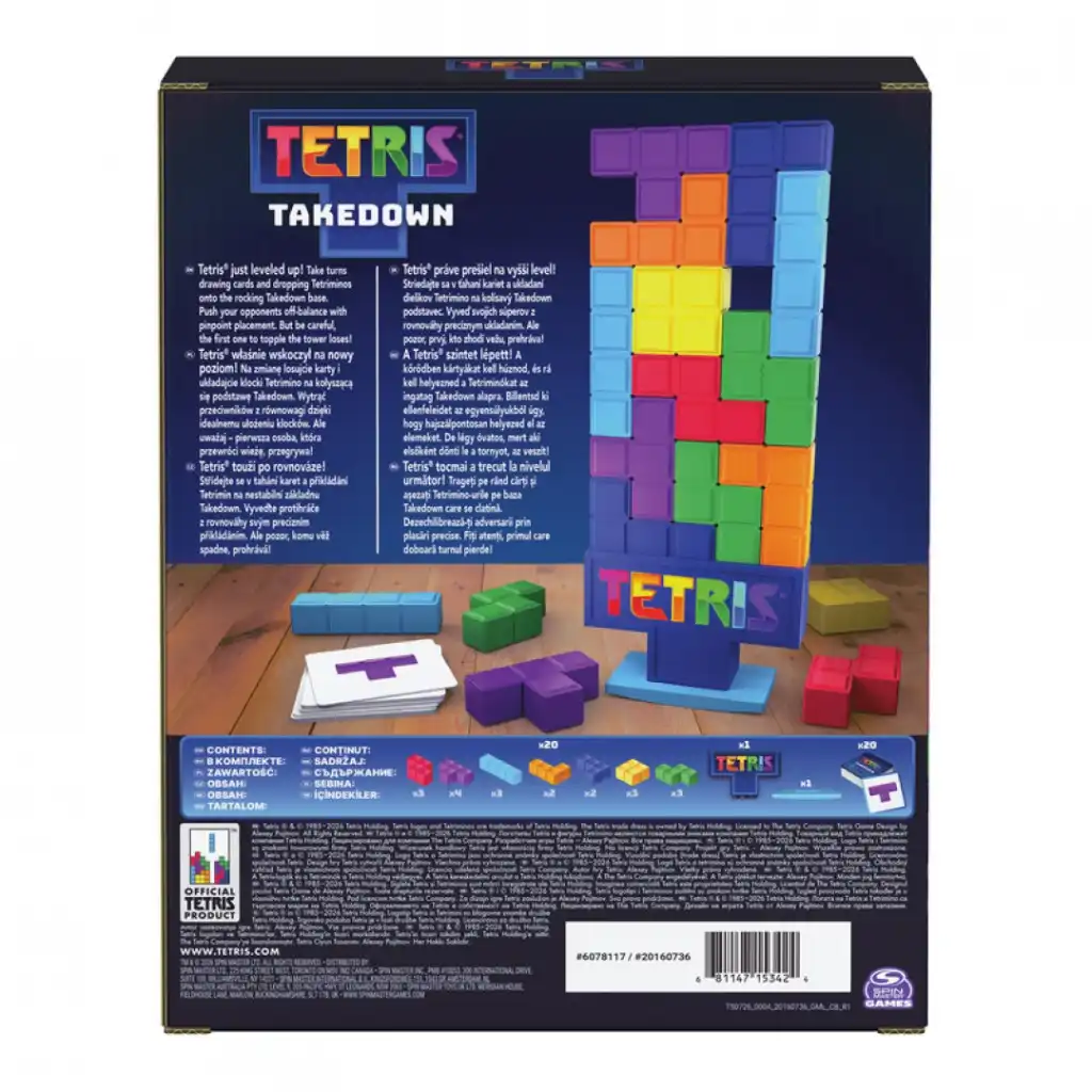 Pièces Tetrimino de qualité et colorées pour un plaisir infini.